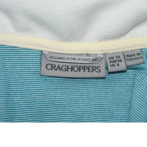 Craghoppers Travel Clothing Aqua Lagoon Microfleece Zip Front Jogger Sweatshirt - Picture 7 of 11